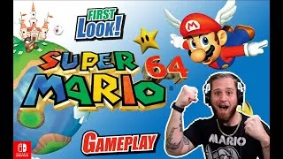 Thumbnail: Super Mario 64 | NINTENDO SWITCH | Gameplay | FIRST LOOK! (Super Mario 3D All-Stars)