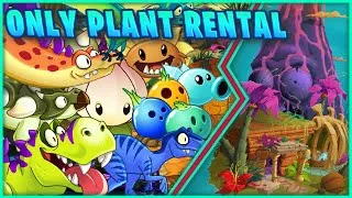 Thumbnail: Can you beat PvZ2 with only the Plant Rental? (Jurassic Marsh)