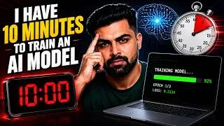 Thumbnail: I Have 10 Minutes to Train an AI Model