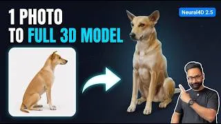 Thumbnail: Can AI Really Replace Blender? I Tested Neural4D 2.5