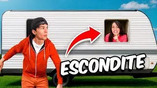 Thumbnail: Jugando a las ESCONDIDAS en una CASA RODANTE con Carlos 😂 Sandra Cires Art