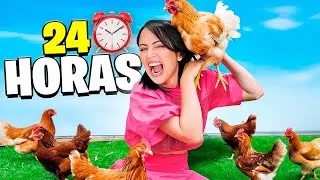 Thumbnail: 24 HORAS con 12 Gallinas Contentas 😂 Sandra Cires Art