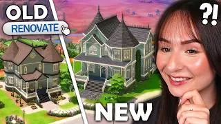Thumbnail: Can I renovate this STRANGERVILLE HOUSE challenge in The Sims 4?