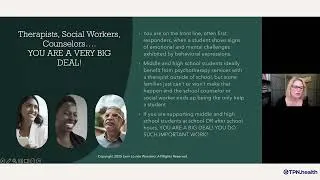 Thumbnail: Supporting Middle and High School Students with School Avoiding Behavior