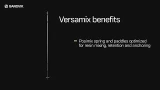 Thumbnail: Versamix - High-performance dynamic resin bolt for ground support