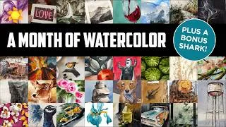 Thumbnail: What I learned from painting for 31 days in a row (plus a sale!)