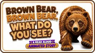 Thumbnail: Brown Bear, Brown Bear, What Do You See? | LEARN COLORS FOR TODDLERS AND BABIES | LEARN TO READ KIDS