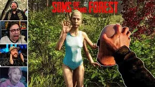 Thumbnail: Sons of the Forest Top Twitch Jumpscares/Funny Moments Compilation (Funny Compilation)