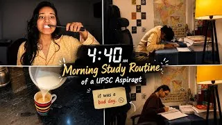 Thumbnail: A Bad Day in My Life as a UPSC Aspirant 😞| Realistic Study Vlog | Delhi Student Life