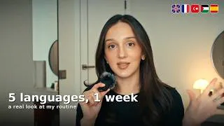 Thumbnail: Studying 5 Languages in One Week