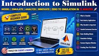 Thumbnail: MATLAB Simulink Basics Explained | MATLAB Simulink Tutorial for Beginners | Build Your First Model