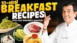 Thumbnail: 5 Healthy Breakfast Recipes In Just 10 Minutes | Easy Meal Prep By Chef@sanjeevkapoorkhazana