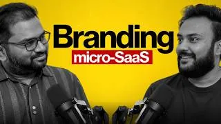 Thumbnail: How to Brand a Micro-SaaS From Scratch | ft shashank | branding tutorial in tamil