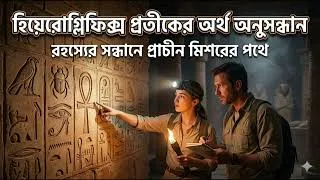 Thumbnail: হিয়েরোগ্লিফিক্স প্রতীকের অর্থ অনুসন্ধান। প্রাচীন হিয়েরোগ্লিফিক্স লিপির রহস্য।হিয়েরোগ্লিফিক্স লিপি