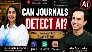 Thumbnail: Can Journals Detect AI? | What Journal Editors Really Think About AI & Research Publishing