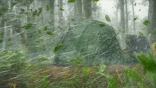 Thumbnail: THE WORST RAIN STORM I'VE EVER EXPERIENCED ‼️ CAMPING IN HEAVY RAIN ⛈️
