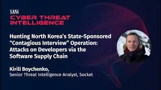 Thumbnail: Hunting North Korea’s Contagious Interview Operation