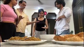 Thumbnail: Aaj kiya humne food challenge 🤤|| Daily routine❤️