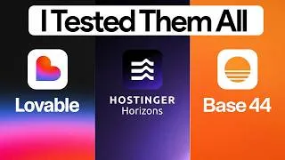Thumbnail: Lovable vs Base44 vs Hostinger Horizons - Best AI Vibe Coding Platform
