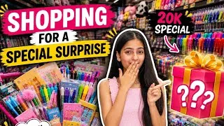 Thumbnail: Stationery Shopping for a Special Surprise🎁|20K Special