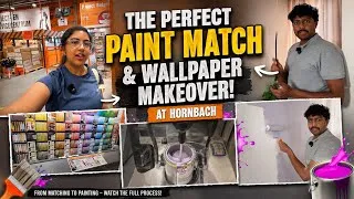 Thumbnail: Hornbach Paint Color Match for Existing Wall | Wallpaper Makeover | Kannada Vlog | Netherlands