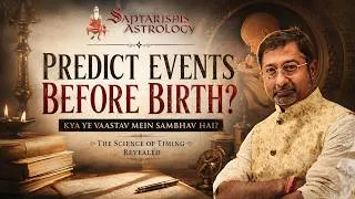 Thumbnail: Secret of Reverse Jupiter Progression: Predicting Events Before Birth | Nadi Astrology