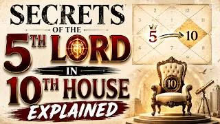 Thumbnail: Secrets of the 5th Lord in 10th House Explained + Chart  Analysis