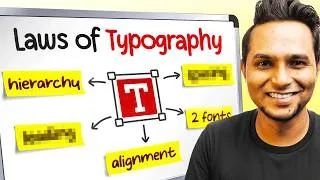 Thumbnail: 9 UI/UX Typography Laws EVERY UI/UX Designer MUST KNOW