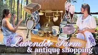 Thumbnail: Lavender Farm Vlog, Antique Shopping & Girly Day Out | Slow Living, Coffee Shops & Feminine Haul🪻💜🕰️