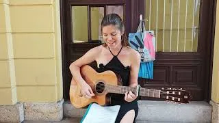 Thumbnail: (Belle and Sebastian) Dress up in you - Sara Čajko live cover #saracajko