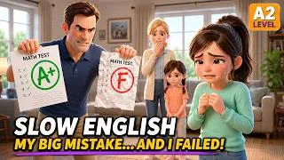 Thumbnail: Nora Forgot About The Test... Then She Got An F! | Slow English Story for Beginners