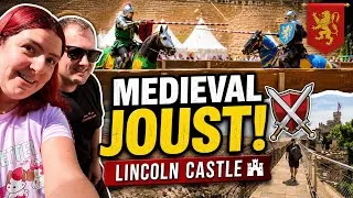 Thumbnail: Lincoln Medieval Joust VLOG! 🏰⚔️ Falconry, Fire Shows & Medieval Reenactment!