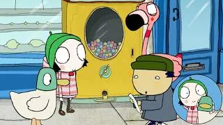 Thumbnail: Sarah and Duck Visit The Bouncy Ball Machine AGAIN! + More Cartoons for Kids