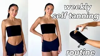 Thumbnail: SELF TANNING ROUTINE | best products + tips for a natural tan at home