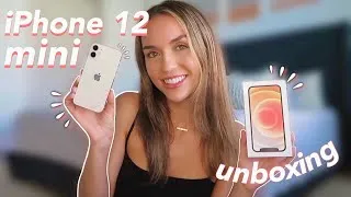 Thumbnail: iPhone 12 mini: UNBOXING + set up + first impressions + size comparison!