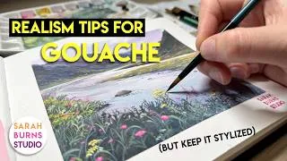 Thumbnail: Adding realism (but keep it stylized) ✶ Gouache tips