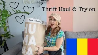 Thumbnail: I went thrifting in Romania! 🇷🇴💋Haul and try on (2000s clothing) 