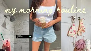 Thumbnail: summer morning routine | productive & slow mornings