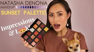 Thumbnail: Natasha Denona Sunset Palette Swatches | Sarah Enn