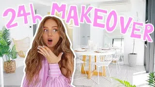 Thumbnail: 24h Room Makeover on a BUDGET (SAVED $1000) 😳