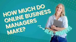 Thumbnail: How Much Do Online Business Managers Actually Make? (Real Numbers)