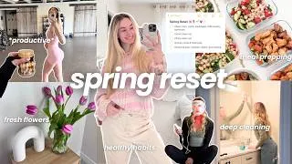 Thumbnail: the *ultimate* SPRING RESET ROUTINE 🌷 how to get your life back on track