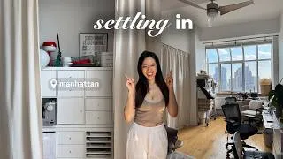 Thumbnail: settling into my *dream* NYC apartment ✨ updated apartment tour & building new furniture