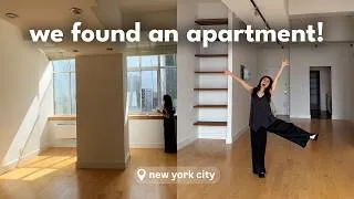 Thumbnail: i found my *dream* NYC apartment! ✨ empty apartment tour & getting the keys