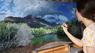 Thumbnail: Oil Painting Time-lapse │Hinchinbrook Island