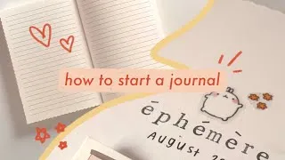 Thumbnail: start a personal journal with me!!🪴📖