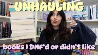 Thumbnail: unhauling the books I regret buying📚🫣 books I DNF’d or didn't enjoy
