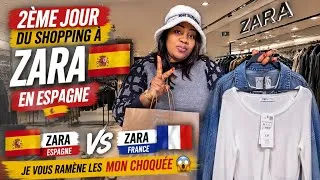 Thumbnail: 🇪🇸 2ÈME JOUR EN ESPAGNE : SHOPPING CHEZ ZARA 😱 LES PRIX M’ONT CHOQUÉE ! ESPAGNE VS FRANCE