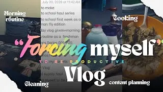 Thumbnail: Forcing myself to be productive|SaRaiiiElyseXO🫶🏽💕