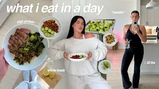 Thumbnail: 75 HARD what i eat in a day to LOSE weight + my workouts (150g protein + 1600 calories)